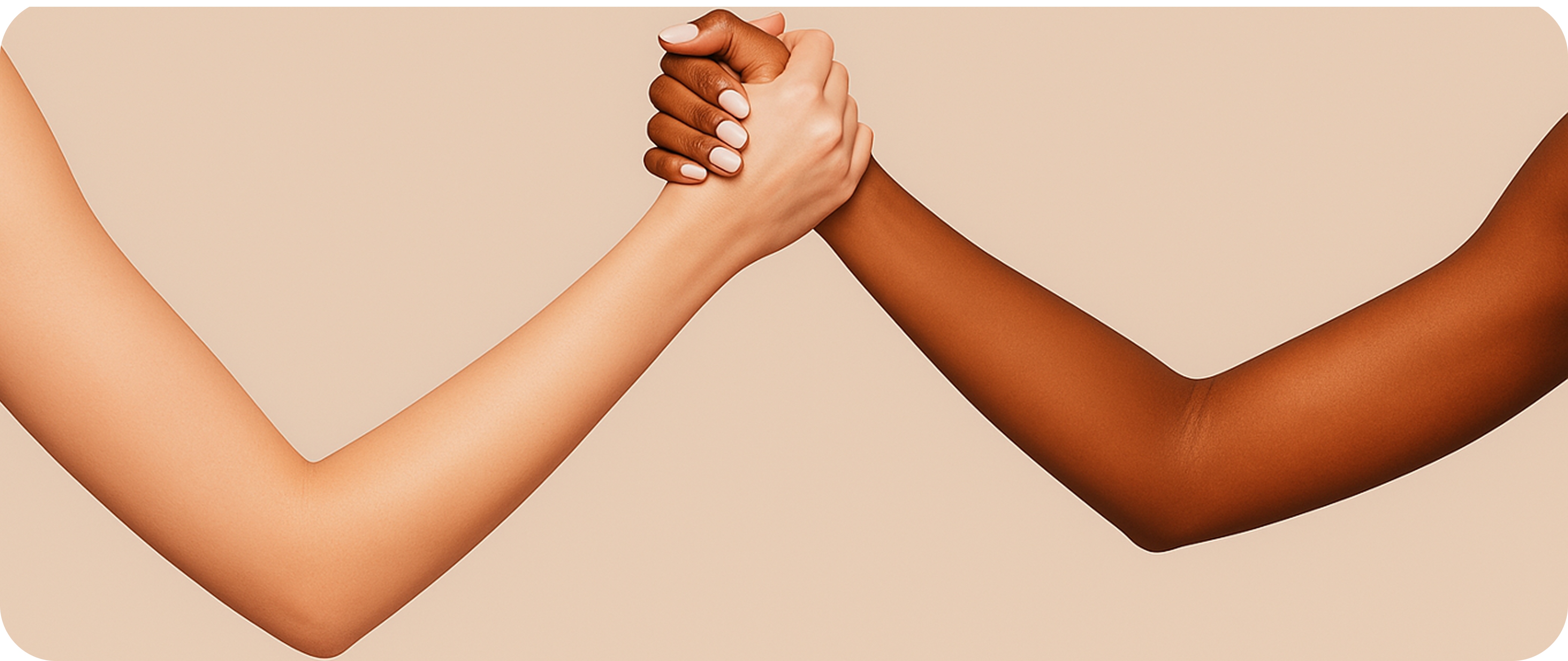 Two hands holding